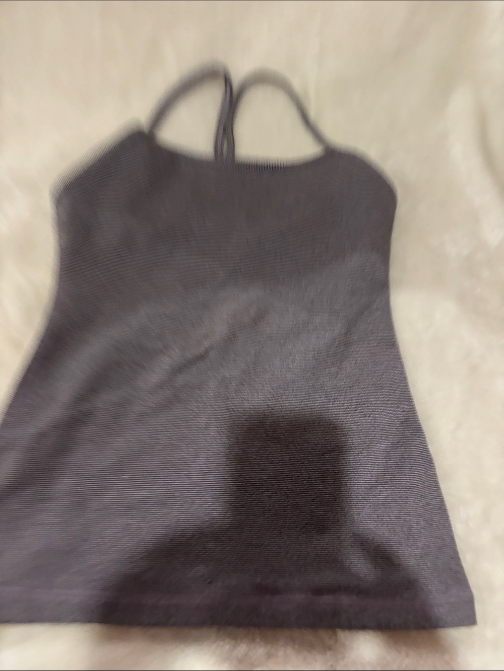 lululemon athletica Black Strappy Tank Top